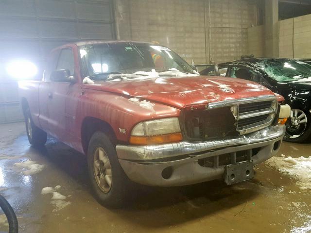 1B7GL23X4VS287235 - 1997 DODGE DAKOTA RED photo 1