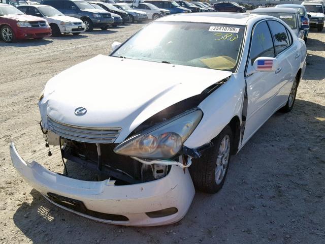 JTHBF30G625004290 - 2002 LEXUS ES 300 WHITE photo 2