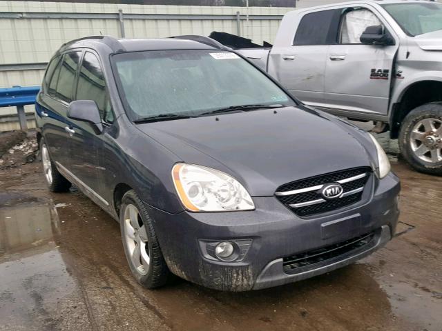 KNAFG526977104330 - 2007 KIA RONDO LX GRAY photo 1