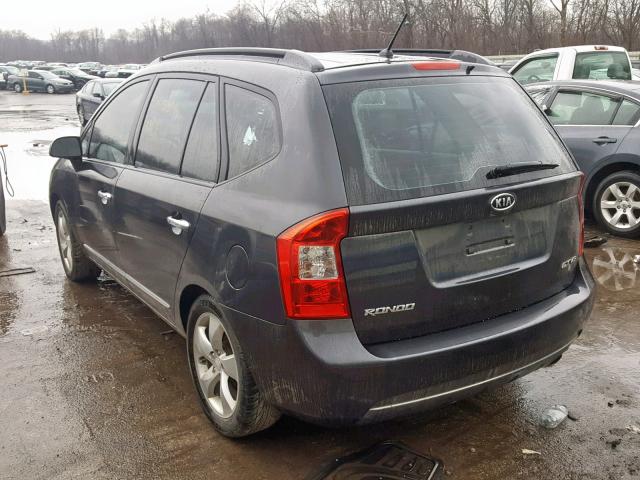 KNAFG526977104330 - 2007 KIA RONDO LX GRAY photo 3