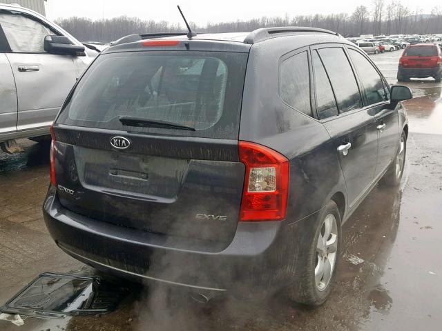 KNAFG526977104330 - 2007 KIA RONDO LX GRAY photo 4