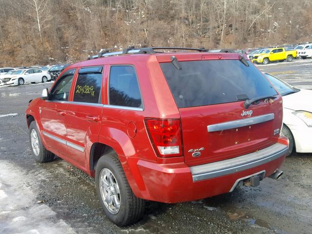 1J8HR68216C287673 - 2006 JEEP GRAND CHER RED photo 3