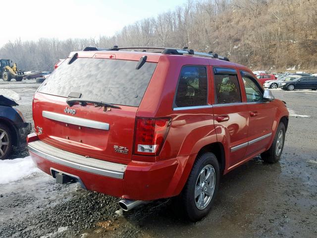 1J8HR68216C287673 - 2006 JEEP GRAND CHER RED photo 4