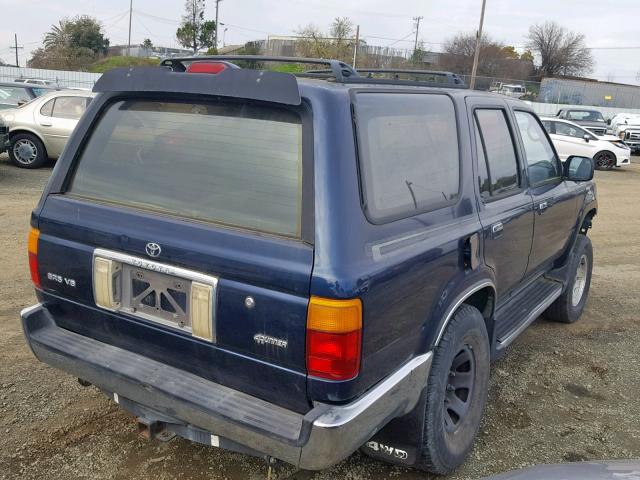 JT3VN39W0S0203817 - 1995 TOYOTA 4RUNNER VN BLUE photo 4