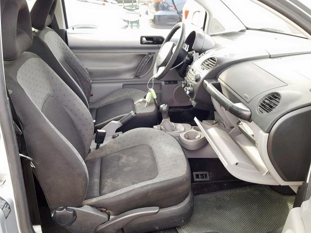 3VWCP21C62M438970 - 2002 VOLKSWAGEN NEW BEETLE Gümüş foto 5