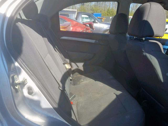 KL1TD5DE8BB185210 - 2011 CHEVROLET AVEO LS SILVER photo 6