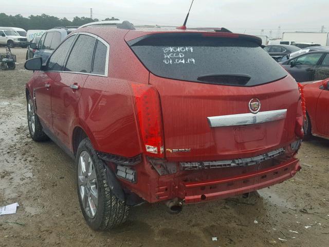 3GYFNCEY0BS525061 - 2011 CADILLAC SRX PREMIU RED photo 3