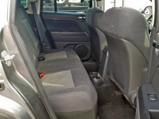 1J4NF1FB9BD206992 - 2011 JEEP COMPASS SP ნაცრისფერი ფოტო 6