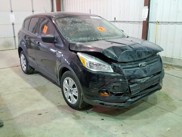 1FMCU0F75DUA53258 - 2013 FORD ESCAPE S BLACK photo 1