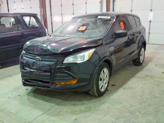 1FMCU0F75DUA53258 - 2013 FORD ESCAPE S BLACK photo 2