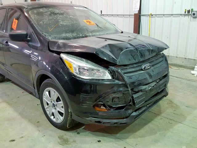 1FMCU0F75DUA53258 - 2013 FORD ESCAPE S BLACK photo 9