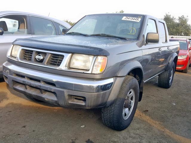 1N6ED27Y4YC369646 - 2000 NISSAN FRONTIER C GRAY photo 2