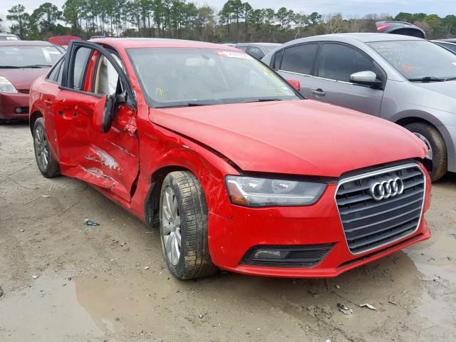 WAUAFAFL1EA060913 - 2014 AUDI A4 PREMIUM RED photo 1