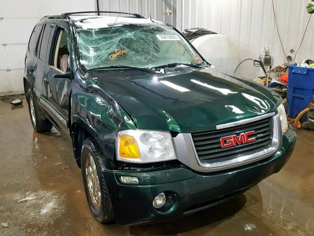 1GKDT13S242383515 - 2004 GMC ENVOY GREEN photo 1