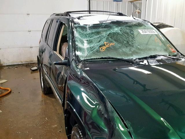 1GKDT13S242383515 - 2004 GMC ENVOY GREEN photo 10