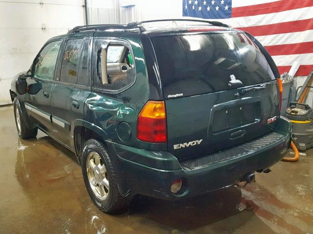 1GKDT13S242383515 - 2004 GMC ENVOY GREEN photo 3