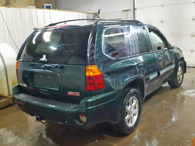 1GKDT13S242383515 - 2004 GMC ENVOY GREEN photo 4