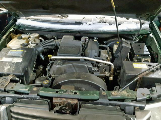 1GKDT13S242383515 - 2004 GMC ENVOY GREEN photo 7