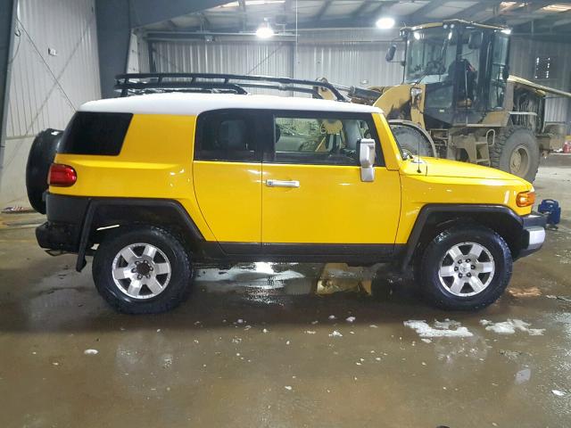 JTEBU11F870060071 - 2007 TOYOTA FJ CRUISER YELLOW photo 9