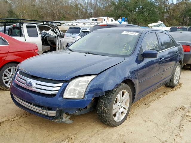 3FAHP08106R198170 - 2006 FORD FUSION SEL BLUE photo 2