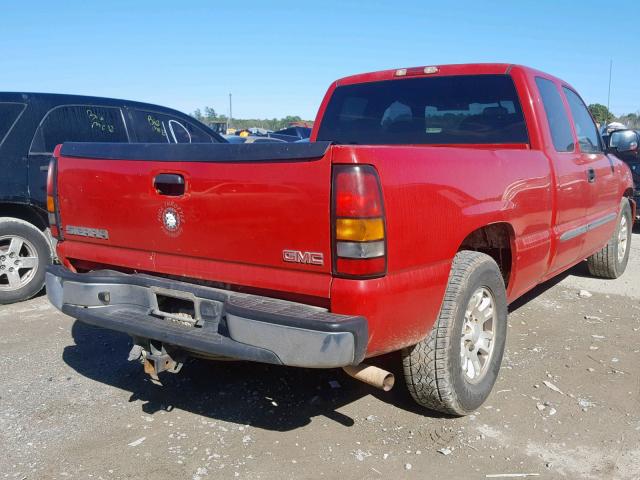 2GTEC19T451338545 - 2005 GMC NEW SIERRA RED photo 4