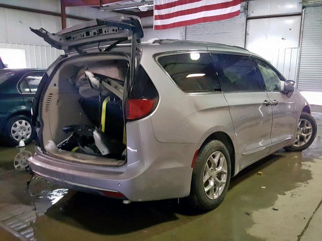 2C4RC1GG9JR272173 - 2018 CHRYSLER PACIFICA L GRAY photo 4