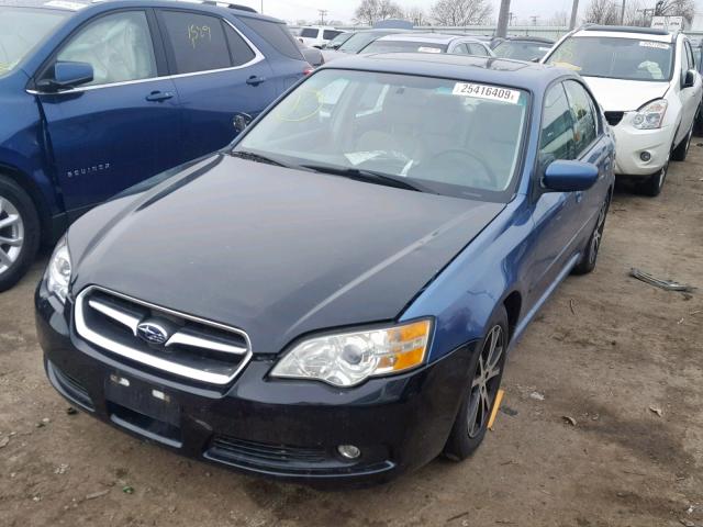 4S3BL626377207049 - 2007 SUBARU LEGACY 2.5 BLUE photo 2