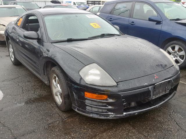 4A3AC34G11E060973 - 2001 MITSUBISHI ECLIPSE RS BLACK photo 1