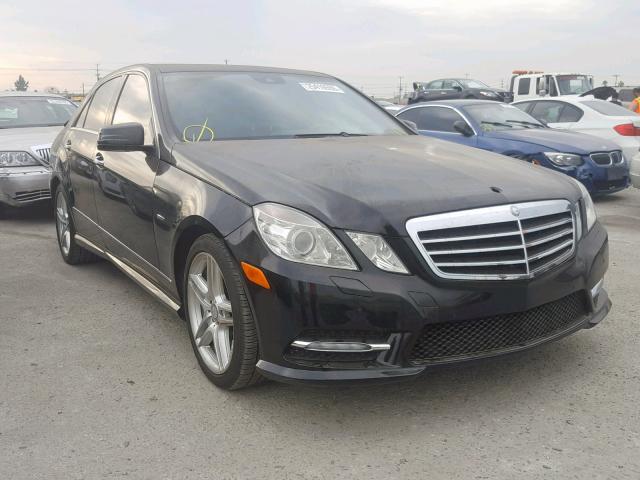 WDDHF5KB9CA550010 - 2012 MERCEDES-BENZ E 350 BLACK photo 1