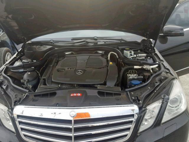 WDDHF5KB9CA550010 - 2012 MERCEDES-BENZ E 350 BLACK photo 7