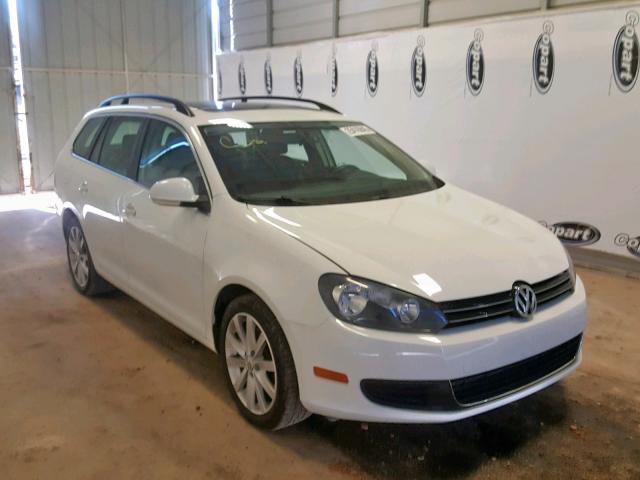 3VWPL7AJ0EM610682 - 2014 VOLKSWAGEN JETTA TDI WHITE photo 1