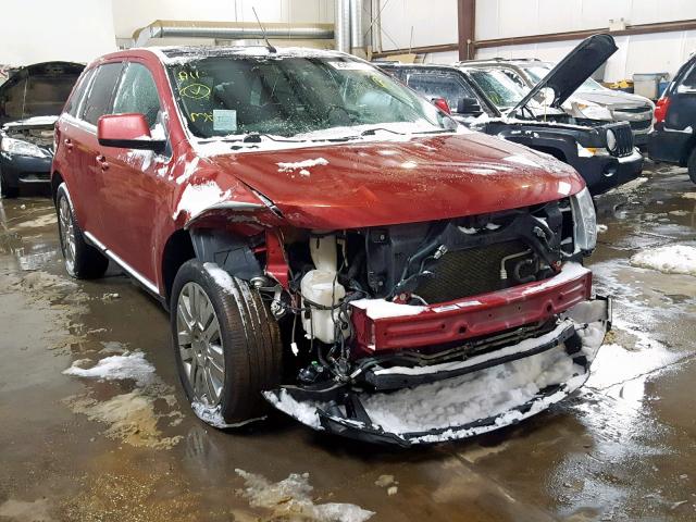 2FMDK49C68BB47848 - 2008 FORD EDGE LIMIT RED photo 1