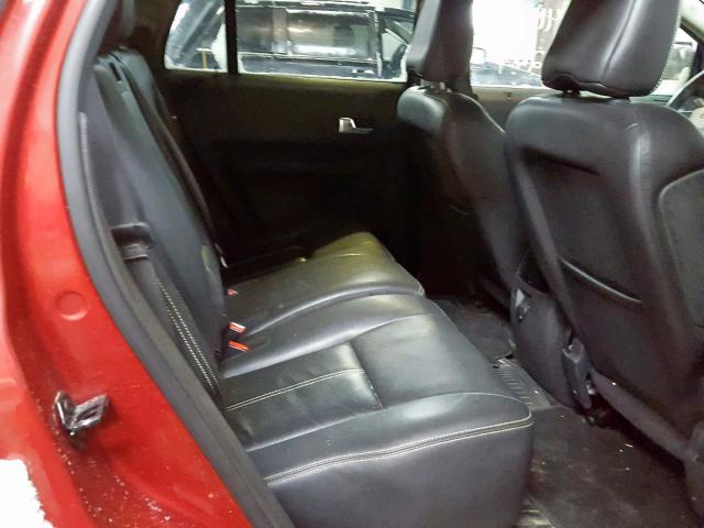 2FMDK49C68BB47848 - 2008 FORD EDGE LIMIT RED photo 6