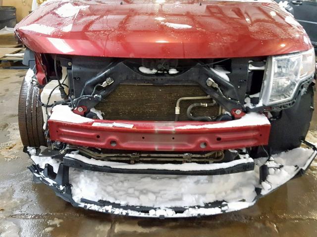 2FMDK49C68BB47848 - 2008 FORD EDGE LIMIT RED photo 9