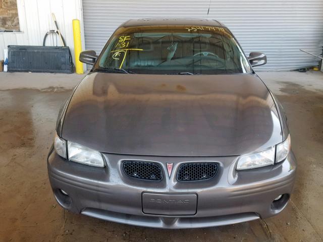1G2WP52K71F164981 - 2001 PONTIAC GRAND PRIX TAN photo 9