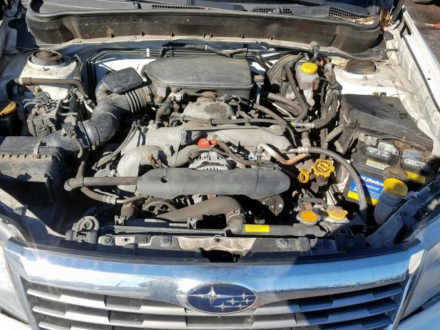 JF2SH63639H717464 - 2009 SUBARU FORESTER 2 WHITE photo 7