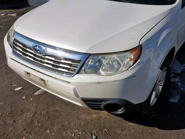 JF2SH63639H717464 - 2009 SUBARU FORESTER 2 WHITE photo 9