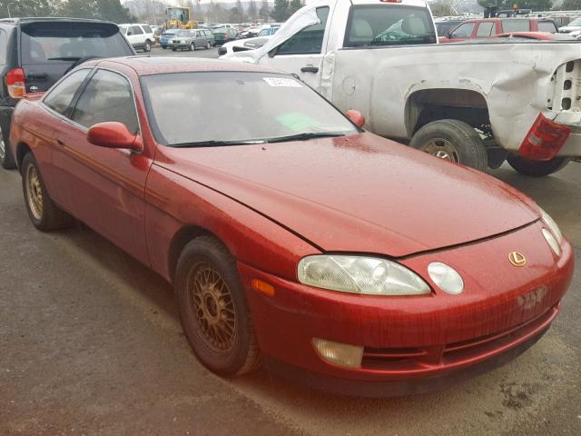 JT8UZ30C7P0027062 - 1993 LEXUS SC 400 BURGUNDY photo 1