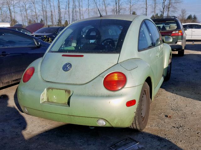 3VWCB21CX1M471208 - 2001 VOLKSWAGEN NEW BEETLE Yaşıl foto 4