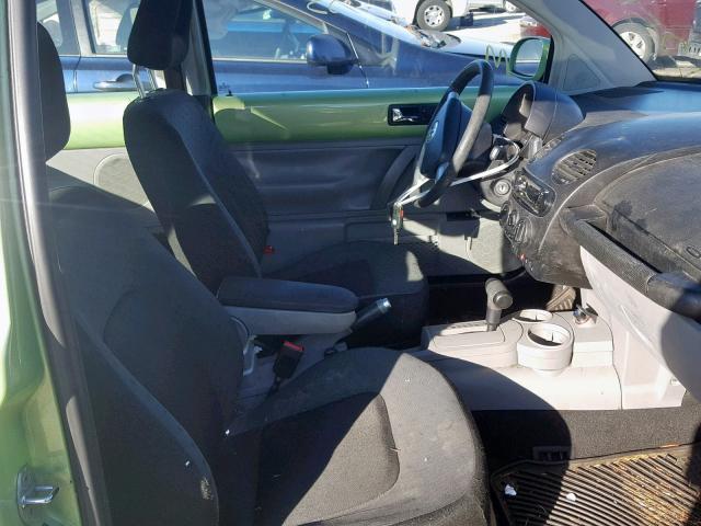 3VWCB21CX1M471208 - 2001 VOLKSWAGEN NEW BEETLE Yaşıl foto 5