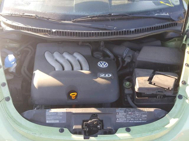 3VWCB21CX1M471208 - 2001 VOLKSWAGEN NEW BEETLE Yaşıl foto 7