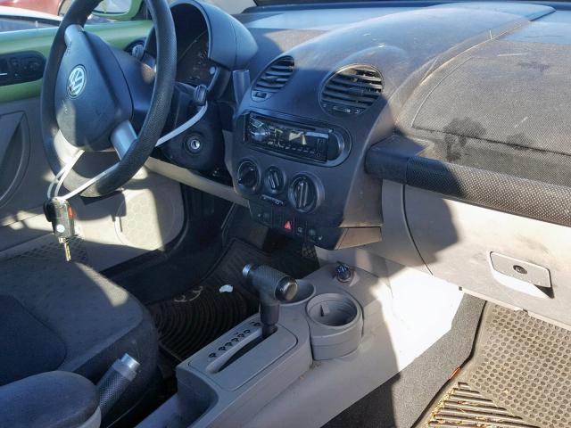 3VWCB21CX1M471208 - 2001 VOLKSWAGEN NEW BEETLE Yaşıl foto 9