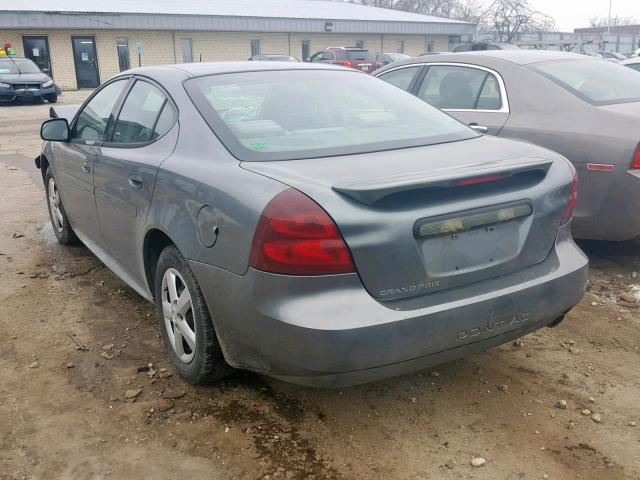 2G2WP522951312237 - 2005 PONTIAC GRAND PRIX GRAY photo 3