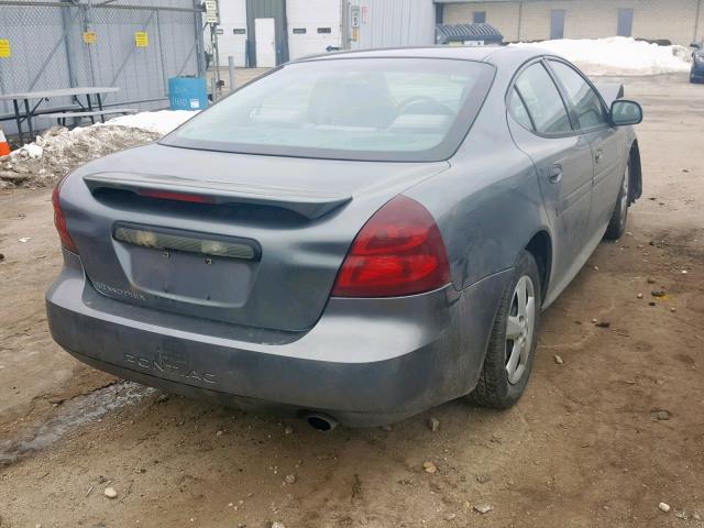2G2WP522951312237 - 2005 PONTIAC GRAND PRIX GRAY photo 4