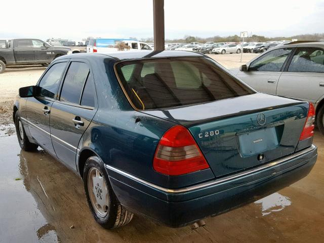 WDBHA28E9RF056961 - 1994 MERCEDES-BENZ C 280 GREEN photo 3