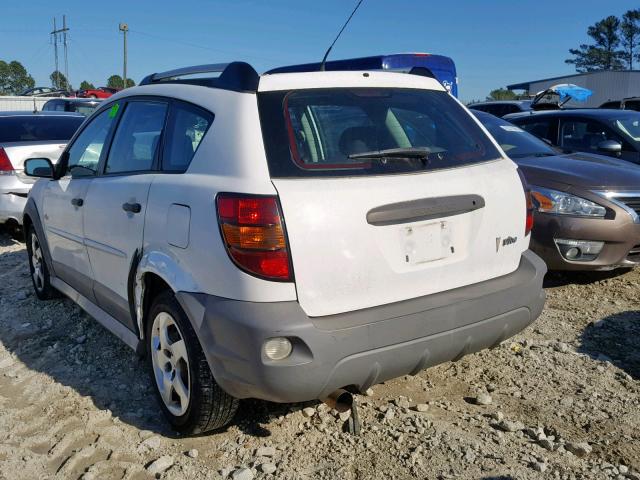 5Y2SL65827Z419488 - 2007 PONTIAC VIBE WHITE photo 3