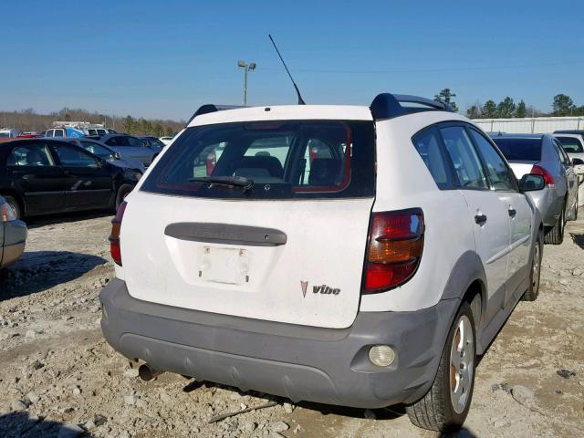 5Y2SL65827Z419488 - 2007 PONTIAC VIBE WHITE photo 4