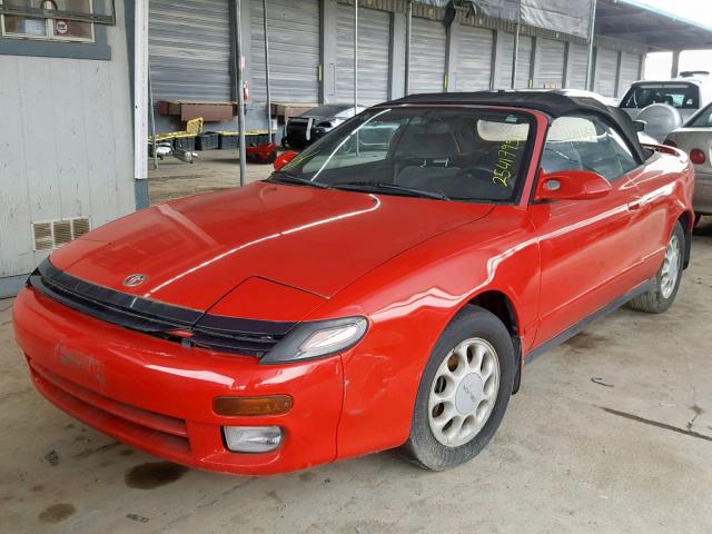 JT5ST87KXP0147759 - 1993 TOYOTA CELICA GT RED photo 2