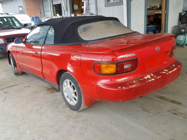 JT5ST87KXP0147759 - 1993 TOYOTA CELICA GT RED photo 3