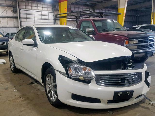 JNKCV61F59M050725 - 2009 INFINITI G37 WHITE photo 1